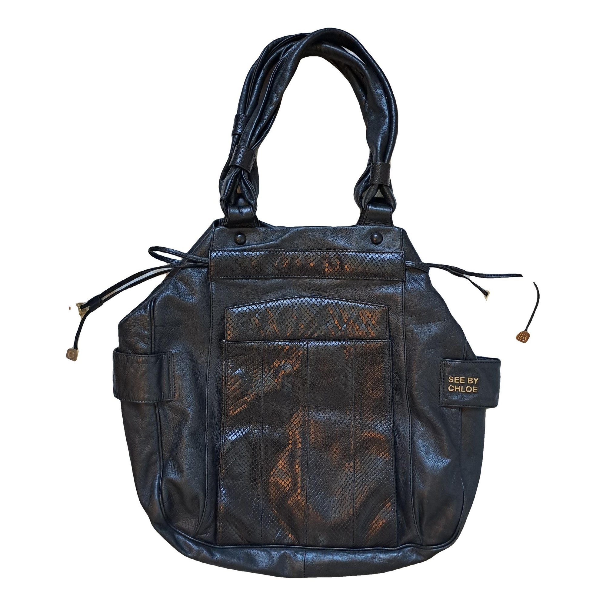 Leather handbag