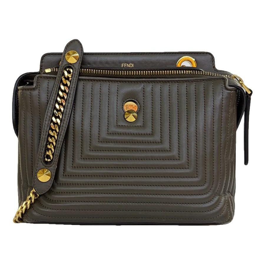 Dot Com leather crossbody bag