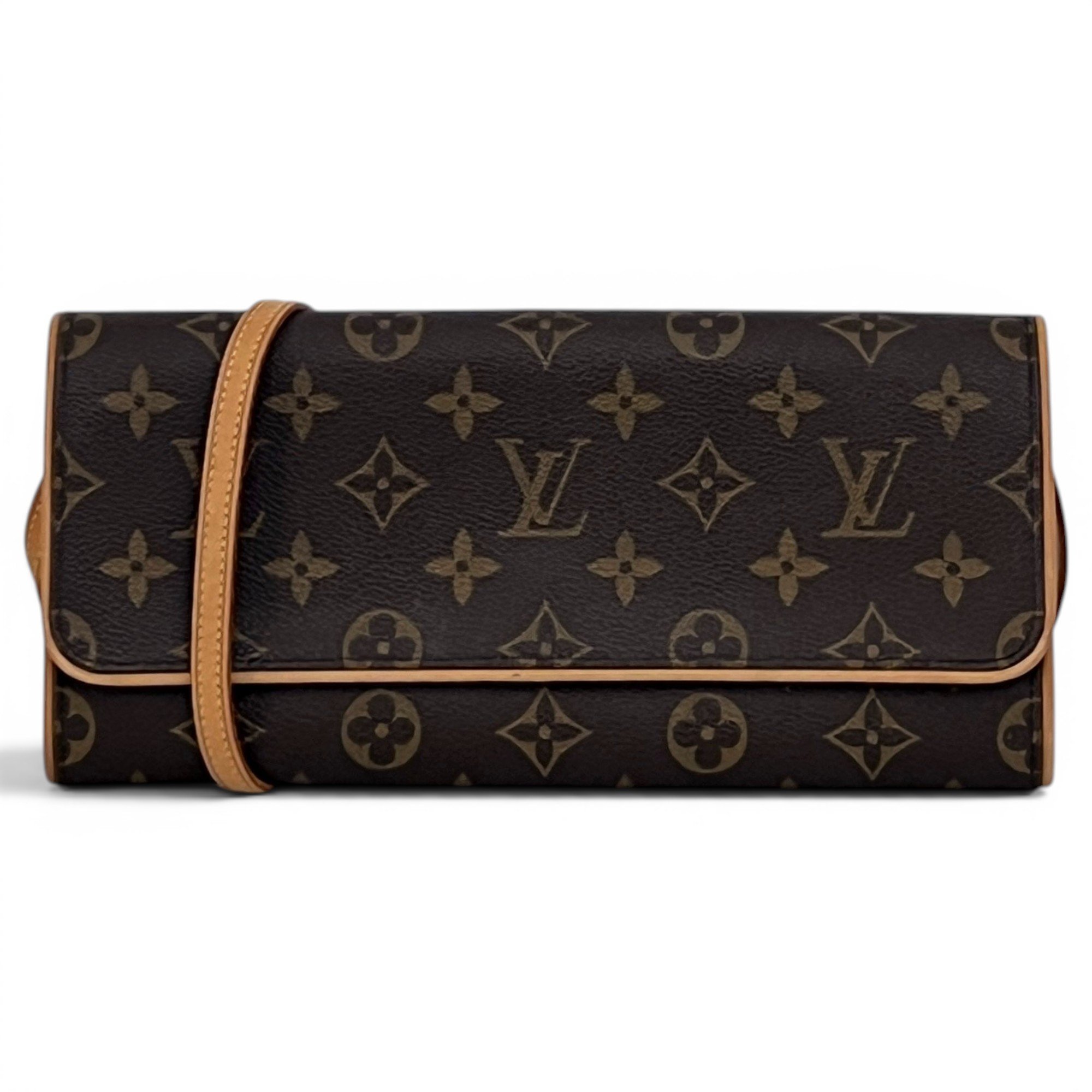 Twin cloth crossbody bag