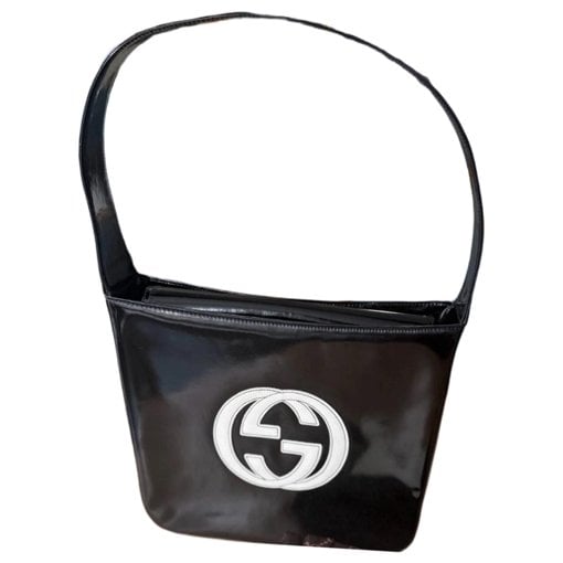 Patent leather handbag