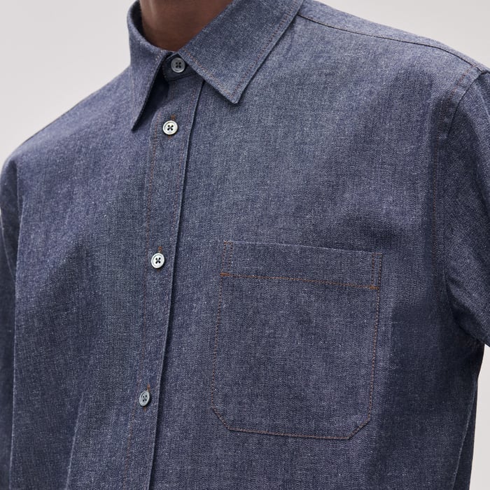 Indigo Straight Cut Shirt