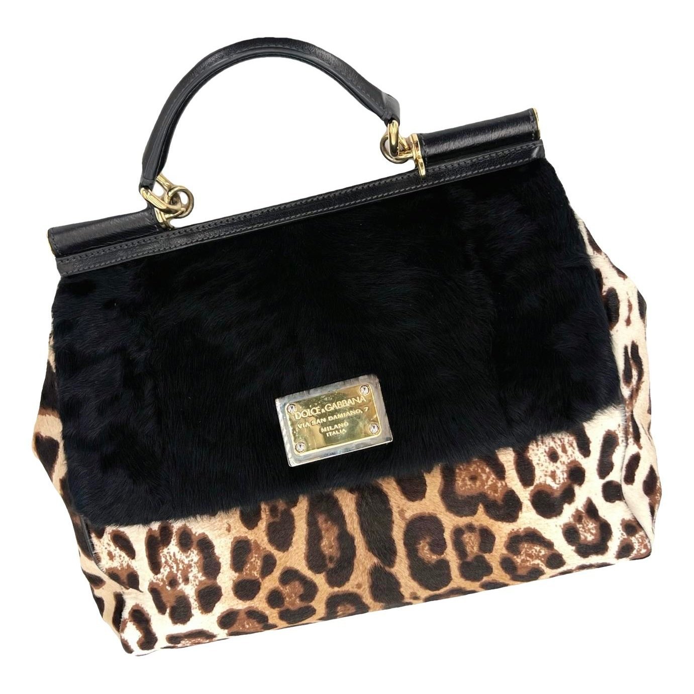Sicily pony-style calfskin handbag