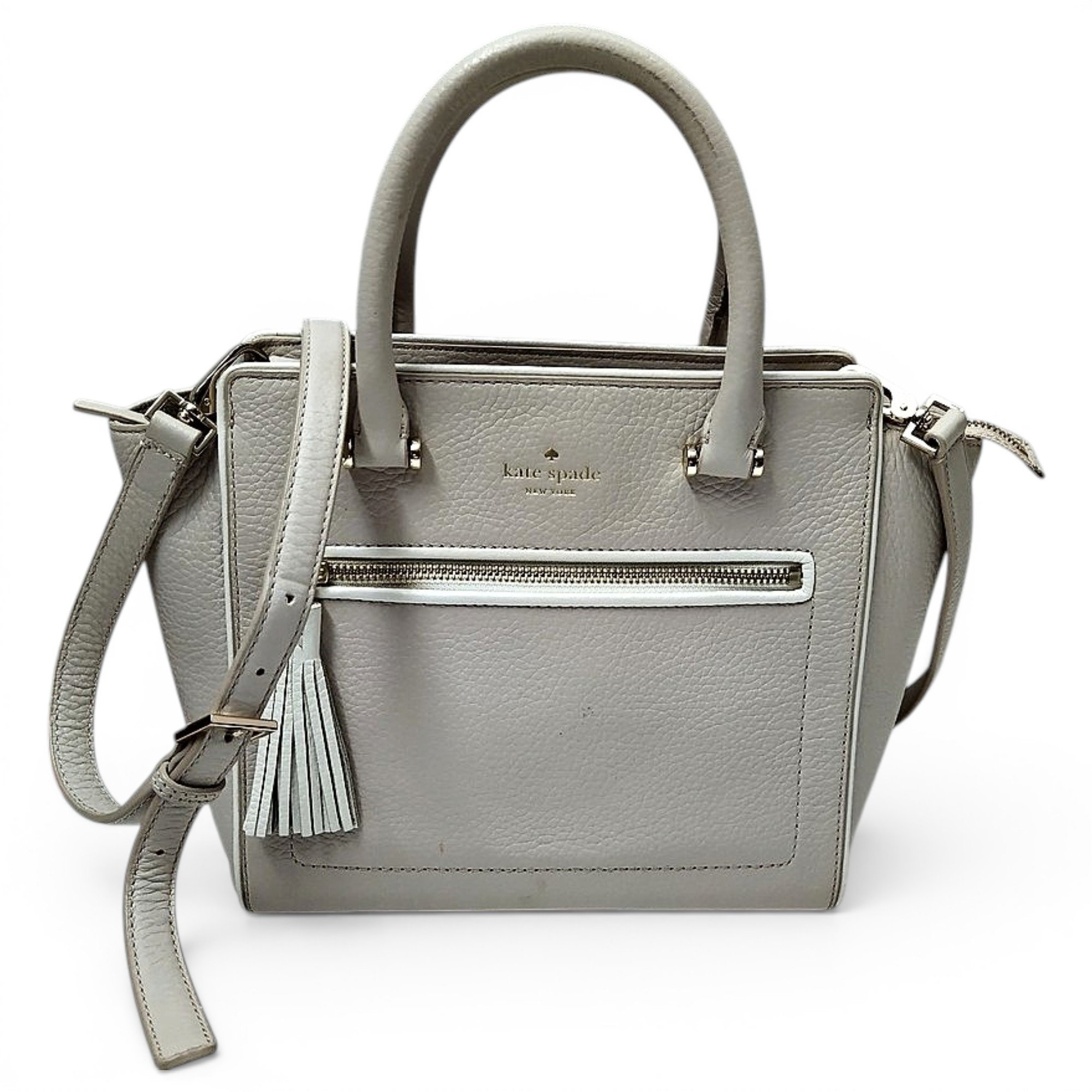 Leather satchel