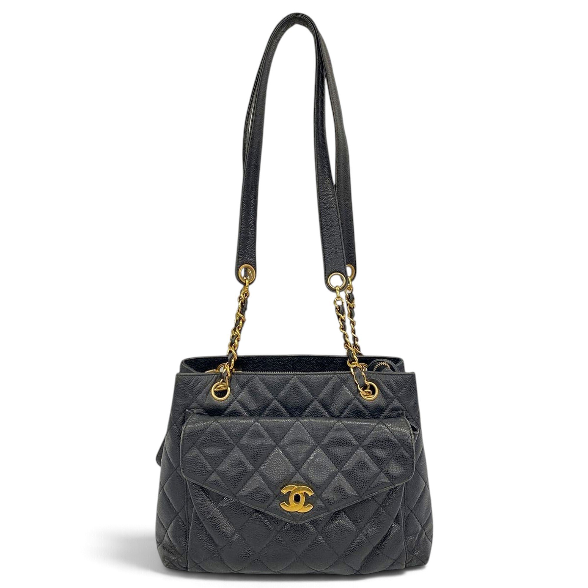 Leather tote