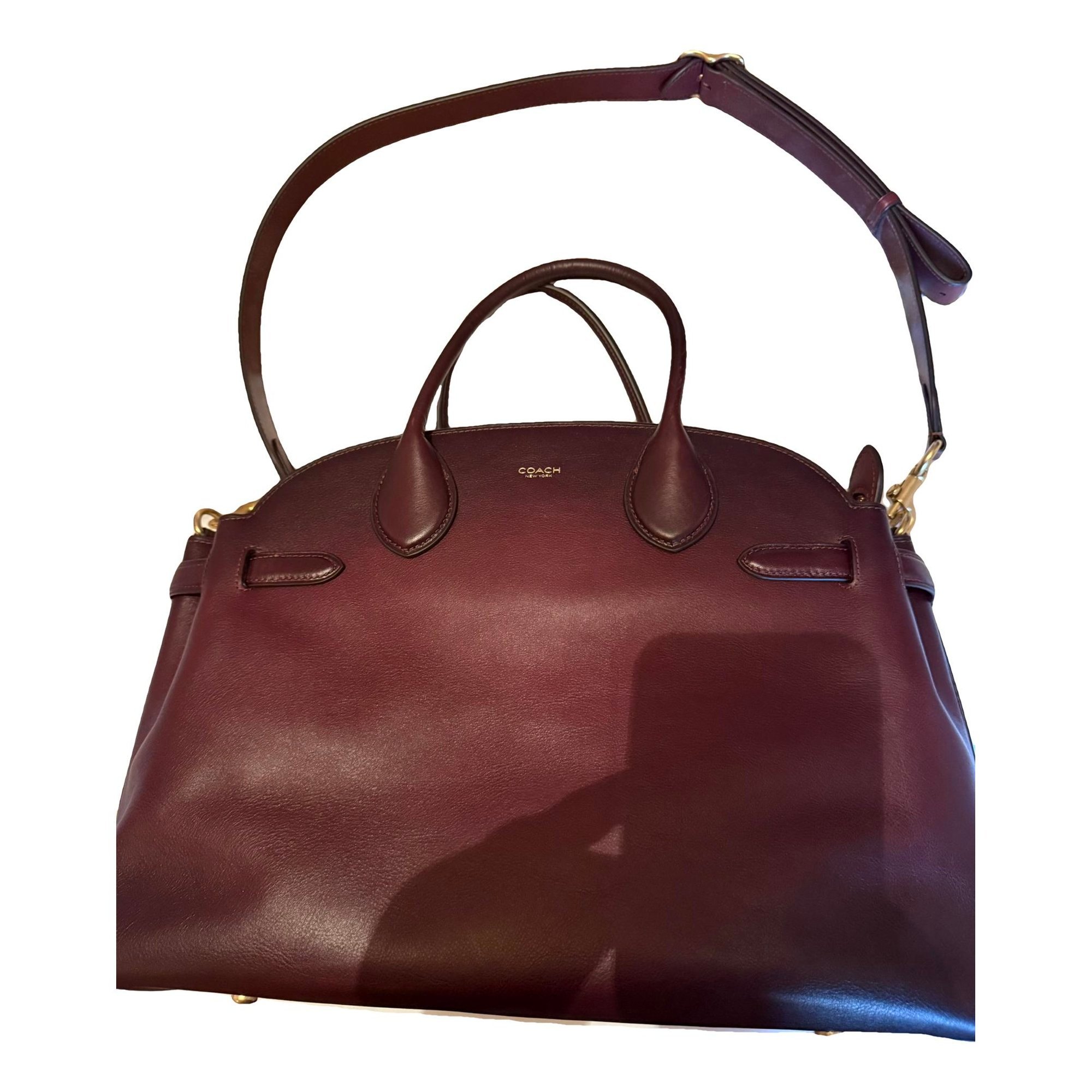 Leather satchel