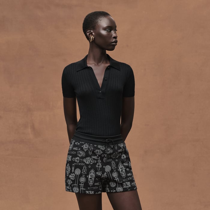 Noir "Ferronnerie Remix" Shorts