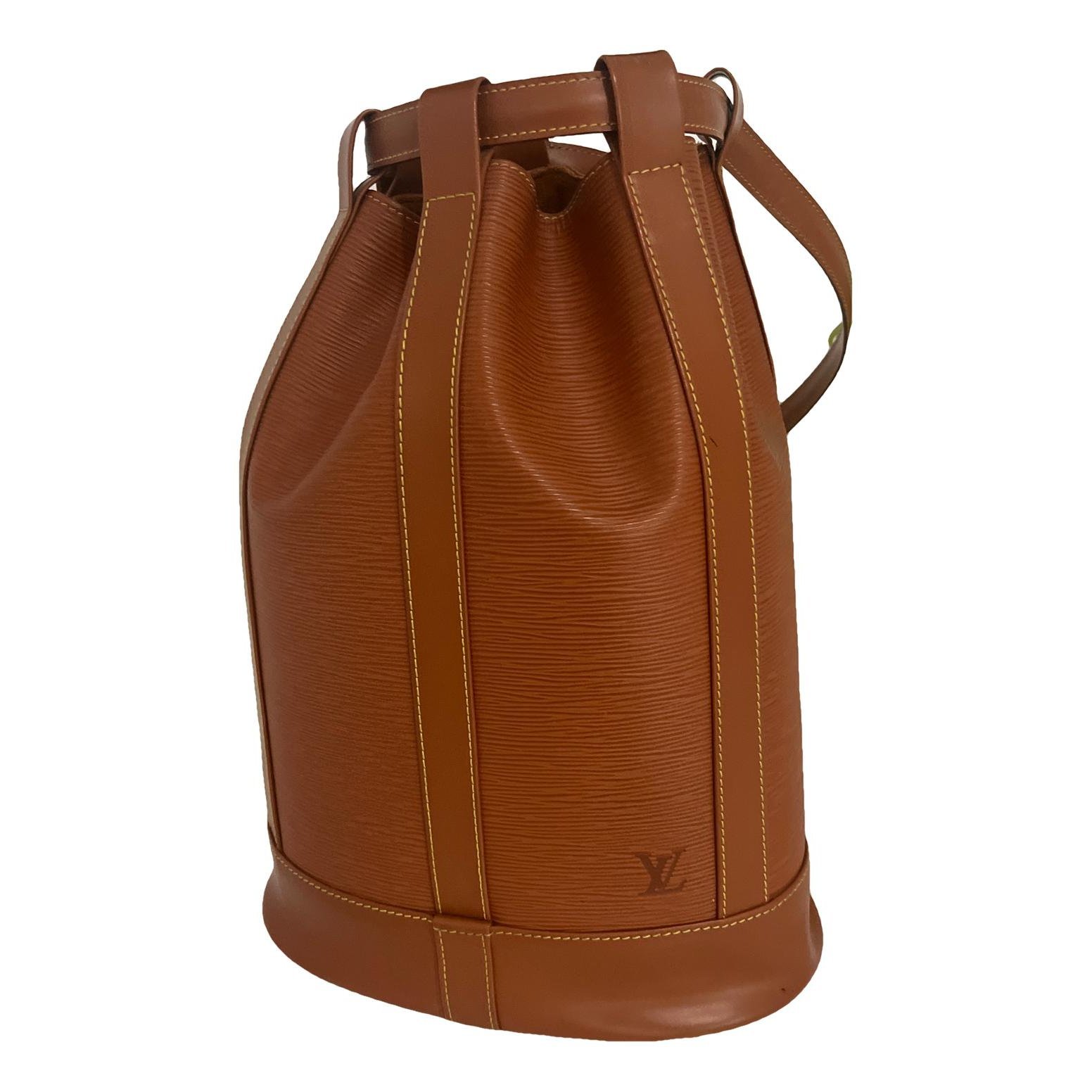 Randonnée leather backpack