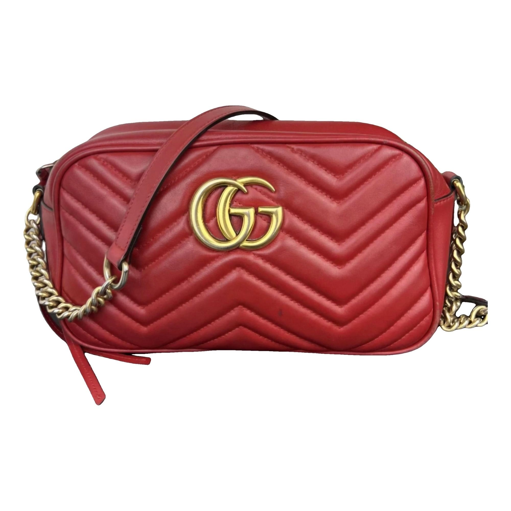 GG Marmont Flap leather handbag