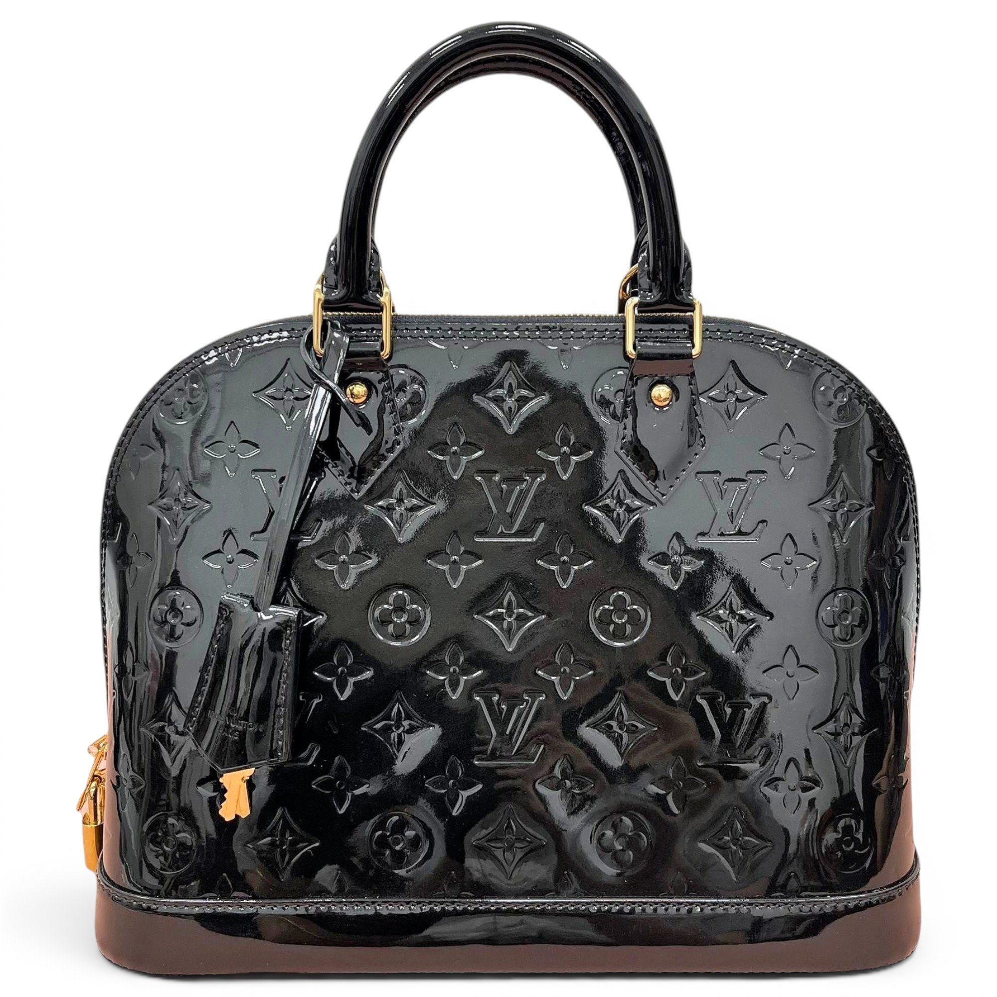 Alma patent leather handbag