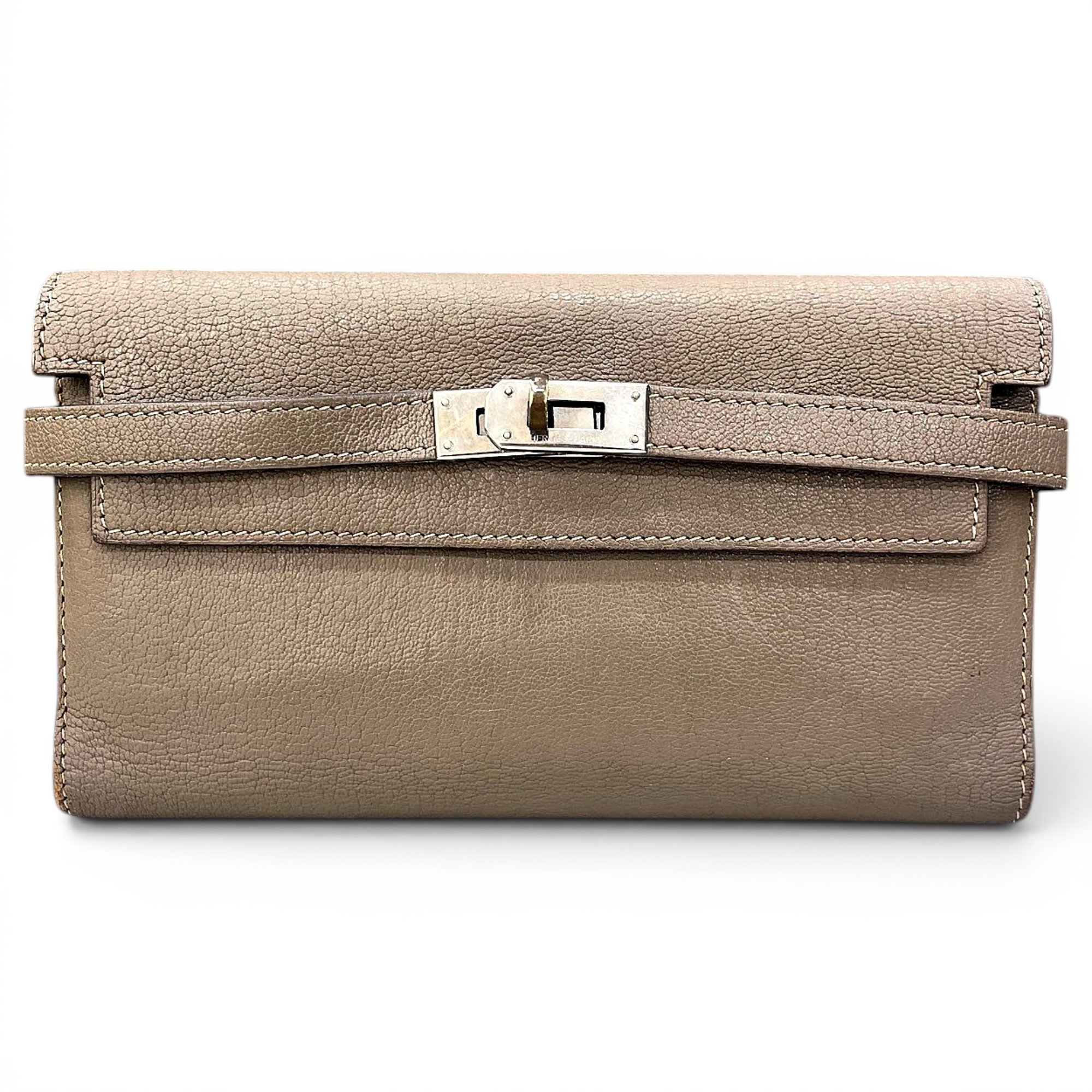 Kelly to go leather clutch bag