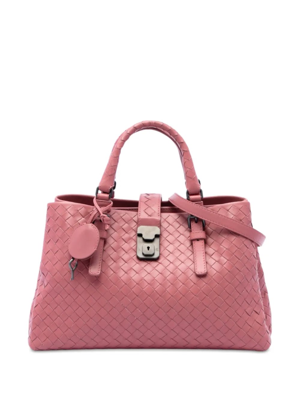 Bottega Veneta 2012-2026 Small Nappa Intrecciato Roma satchel