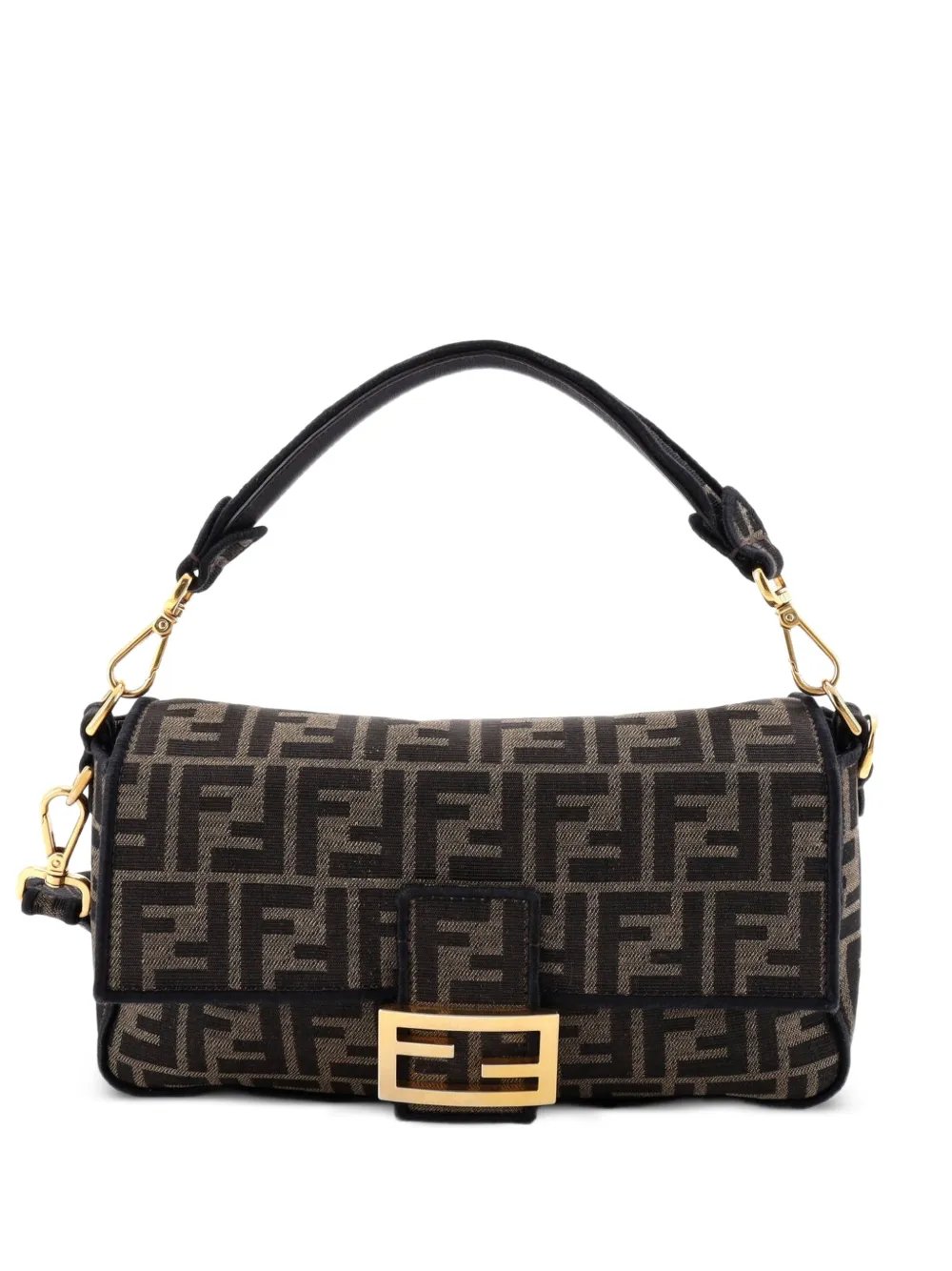 Baguette NM Bag Zucca Canvas Medium shoulder bag