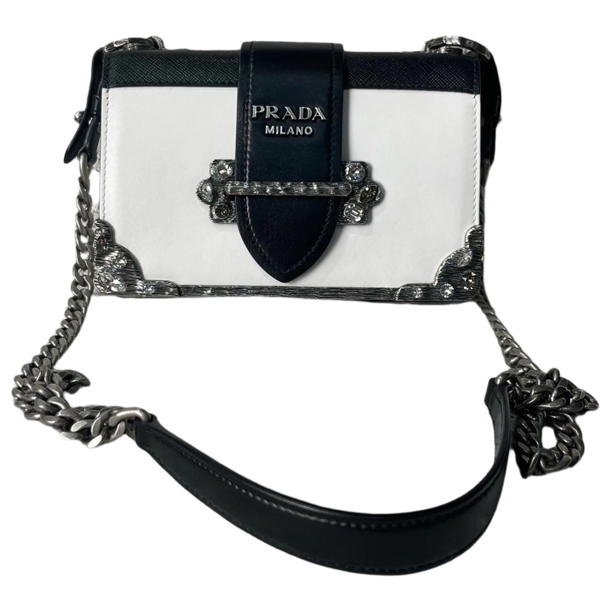 Cahier leather handbag