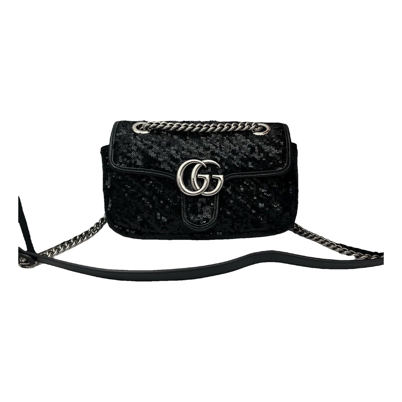 GG Marmont Flap leather handbag