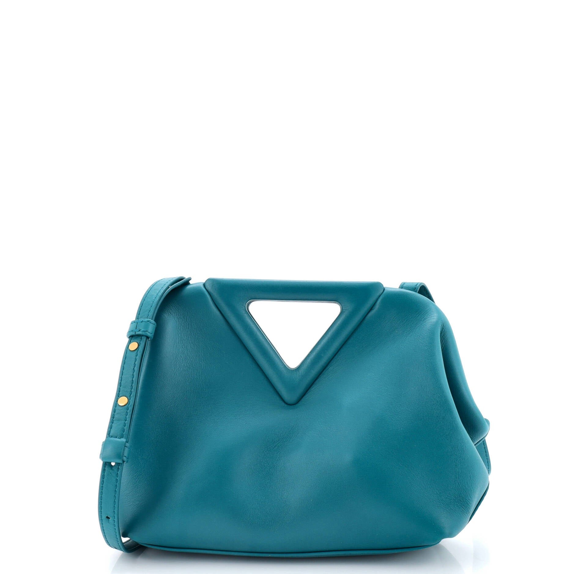 Bottega Veneta Point Shoulder Bag Leather Small