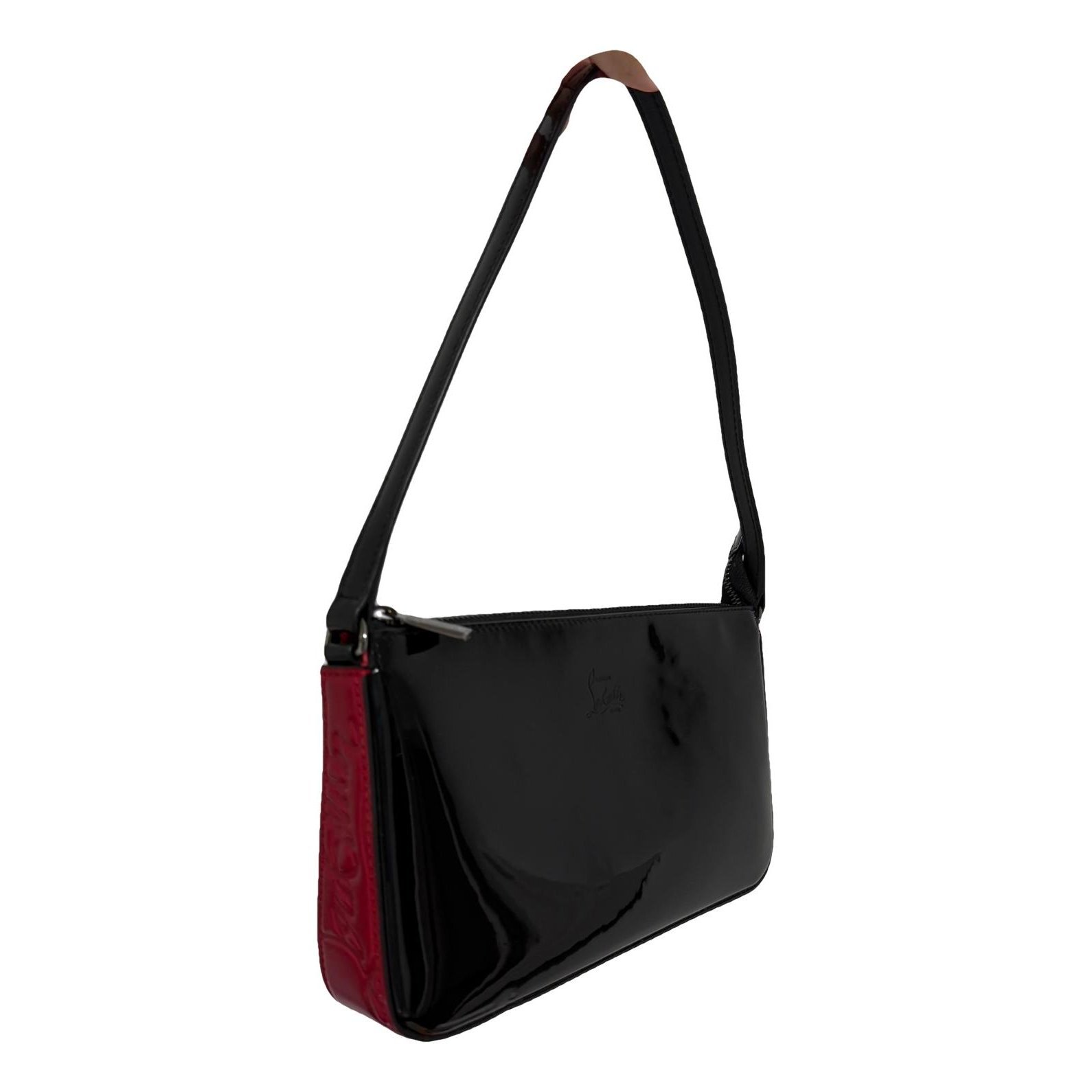Patent leather handbag