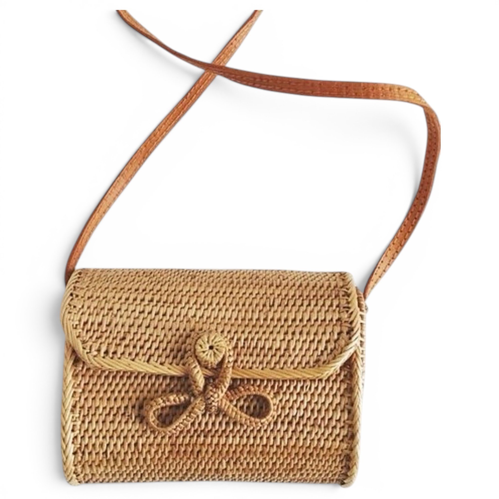 Leather crossbody bag