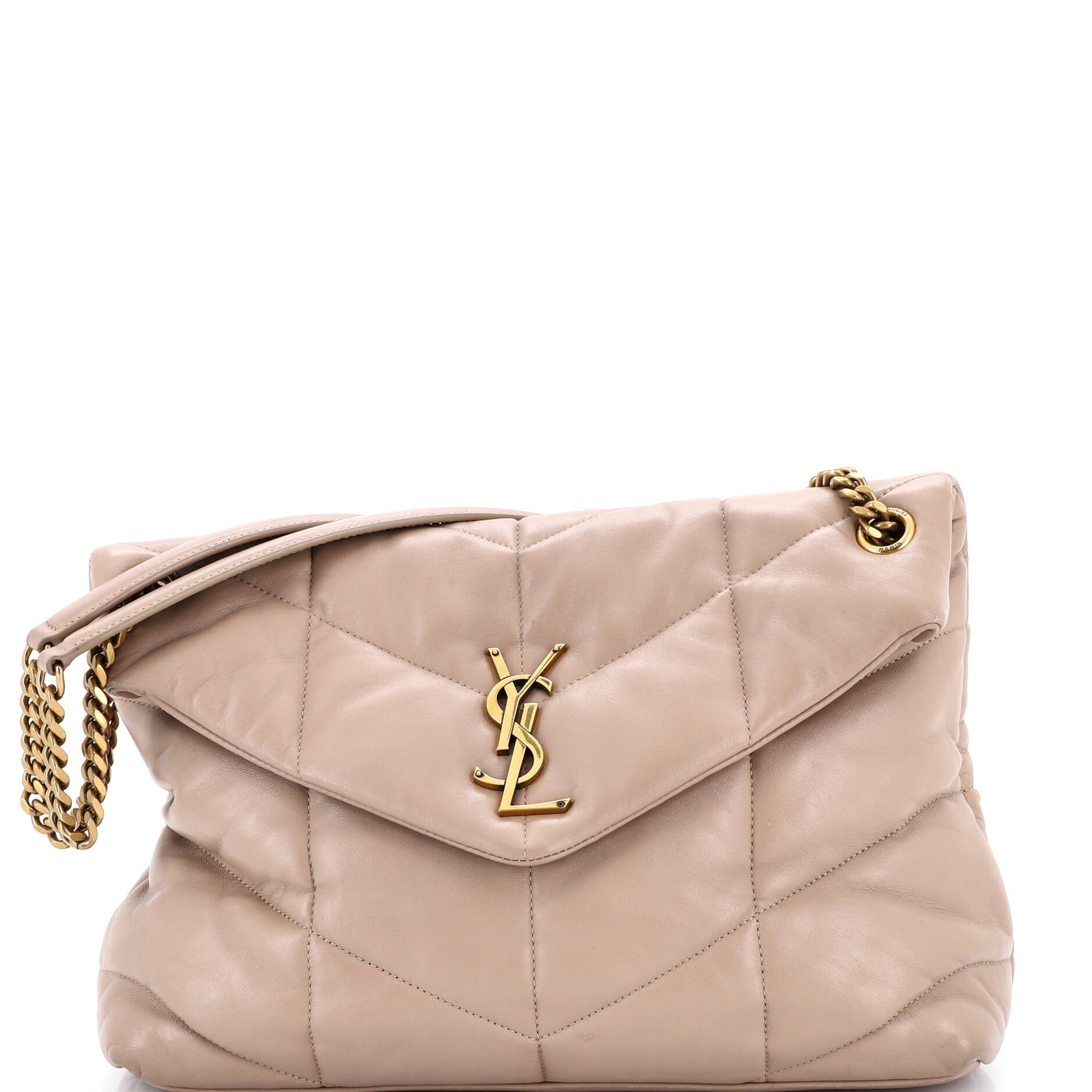 Saint Laurent Loulou Puffer Shoulder Bag Quilted Leather Medium
