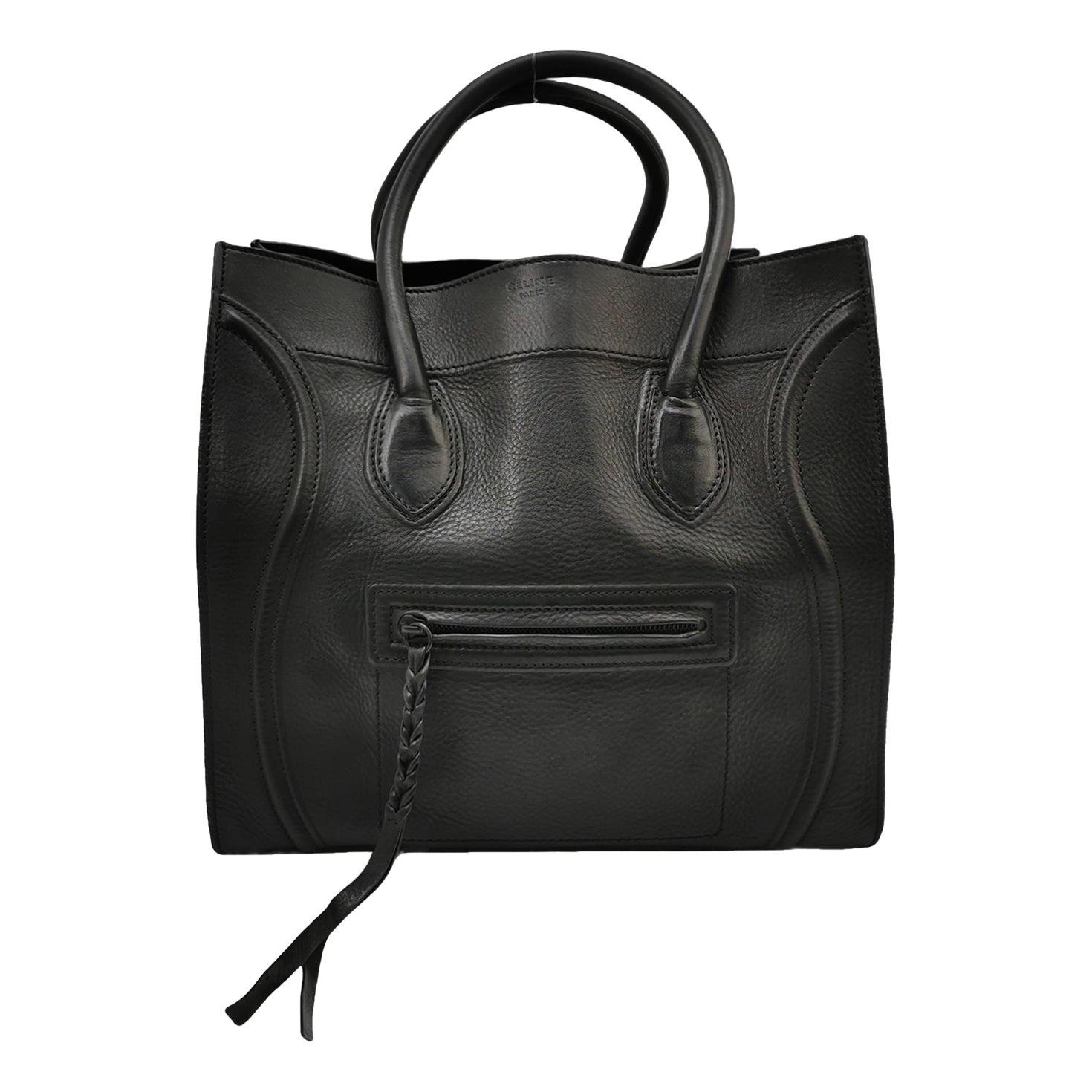 Luggage leather handbag