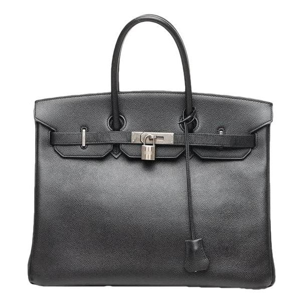 Birkin 35 leather handbag