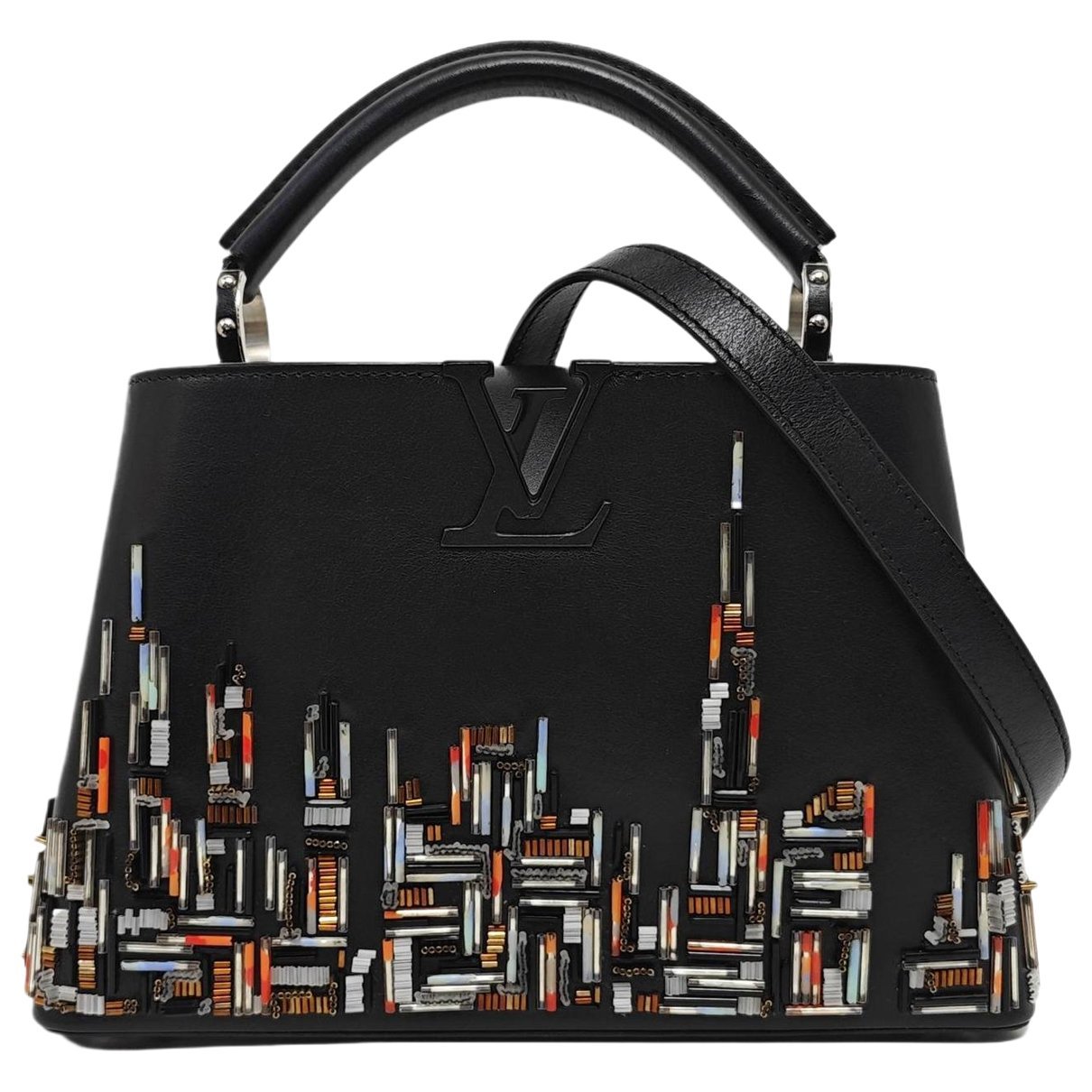 Capucines leather handbag