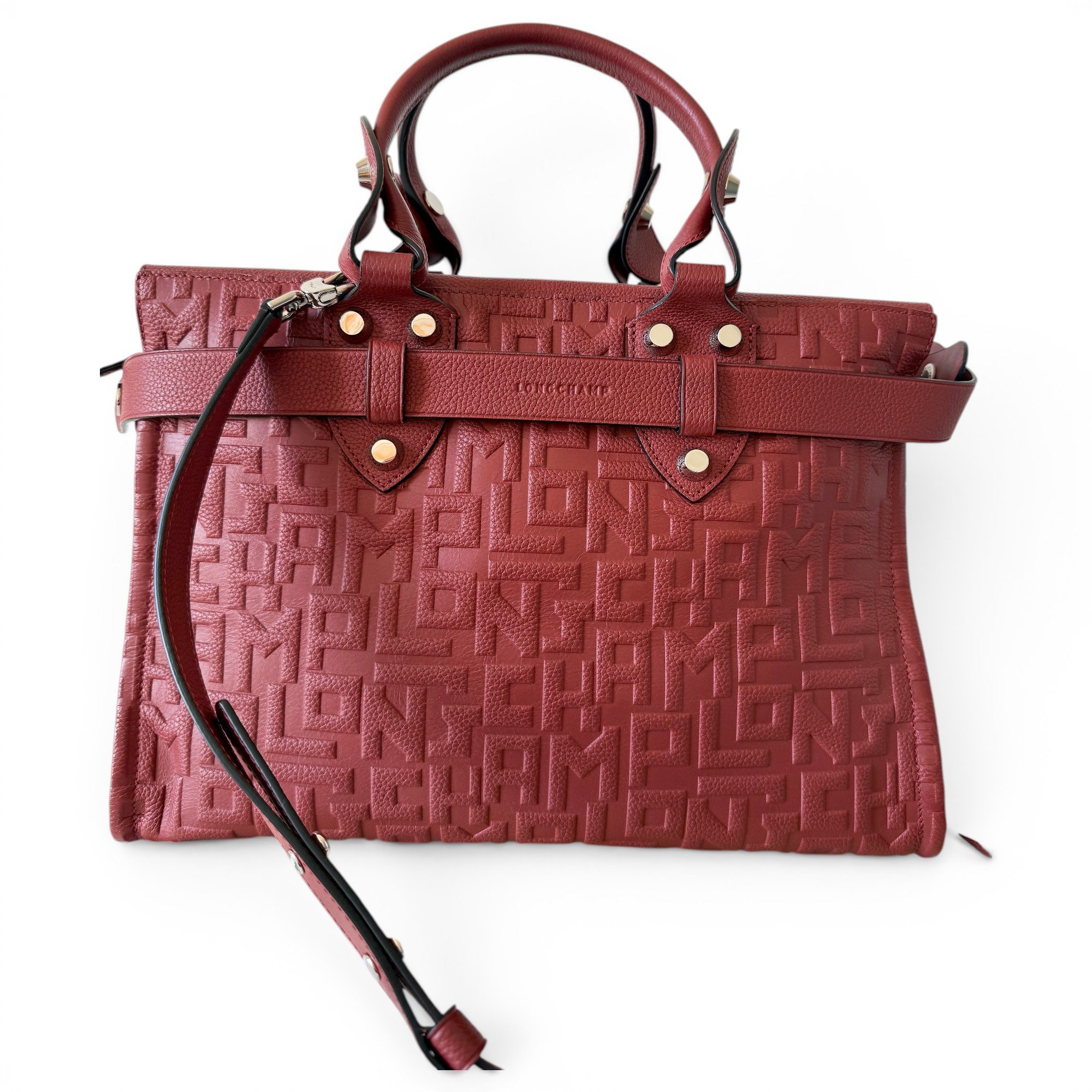 La Voyageuse leather crossbody bag