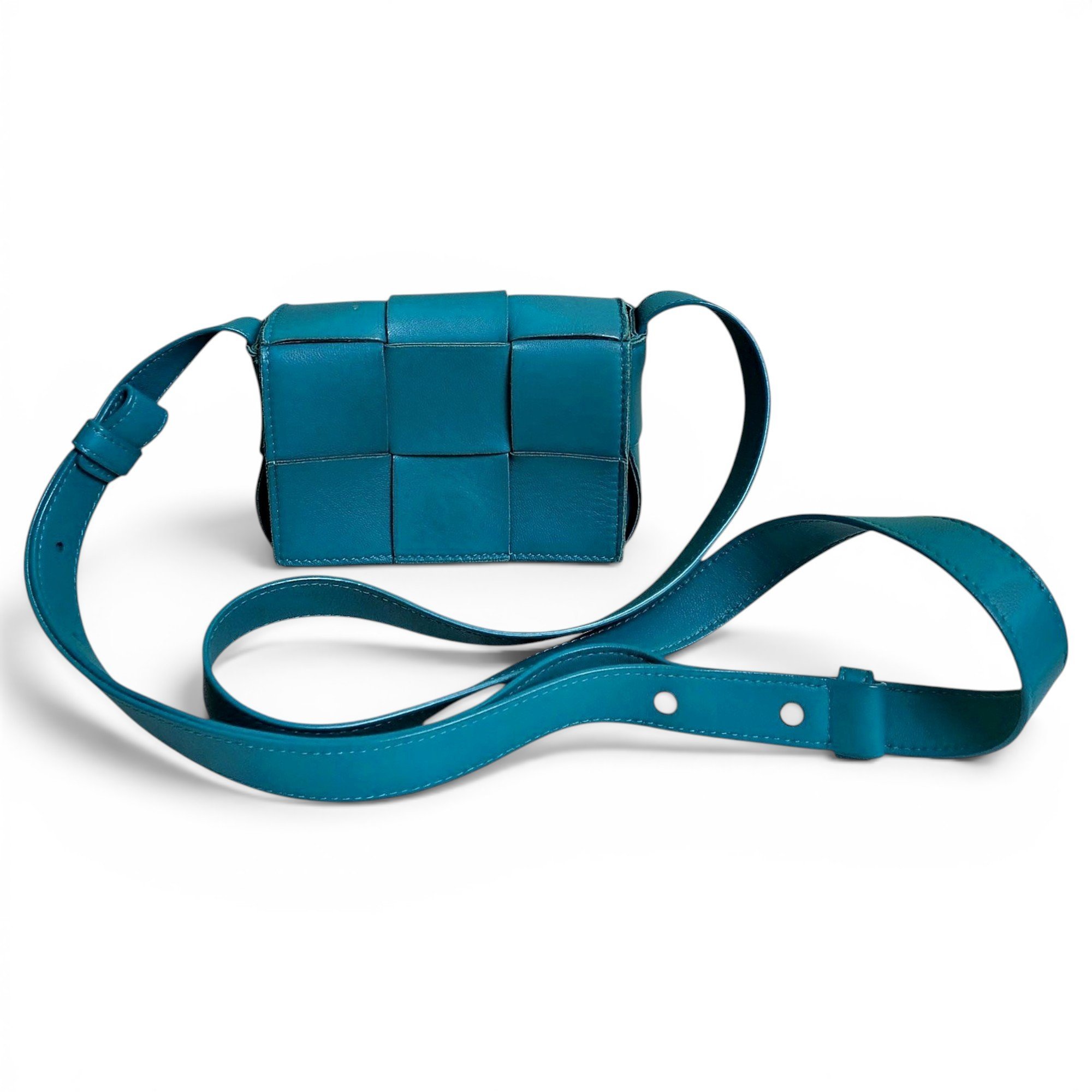 Cassette leather crossbody bag