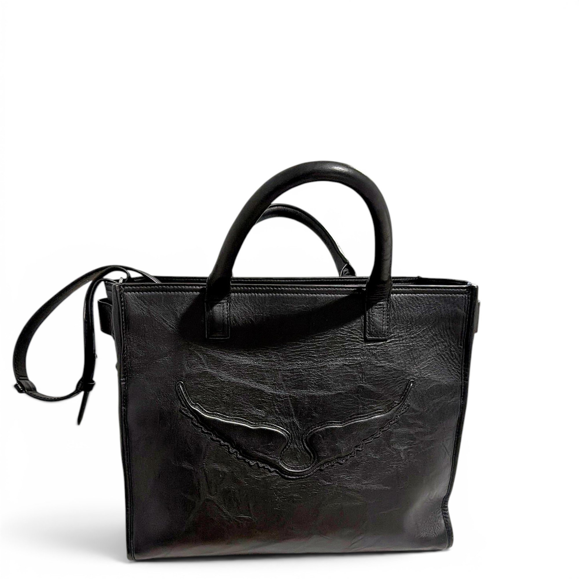 Leather tote