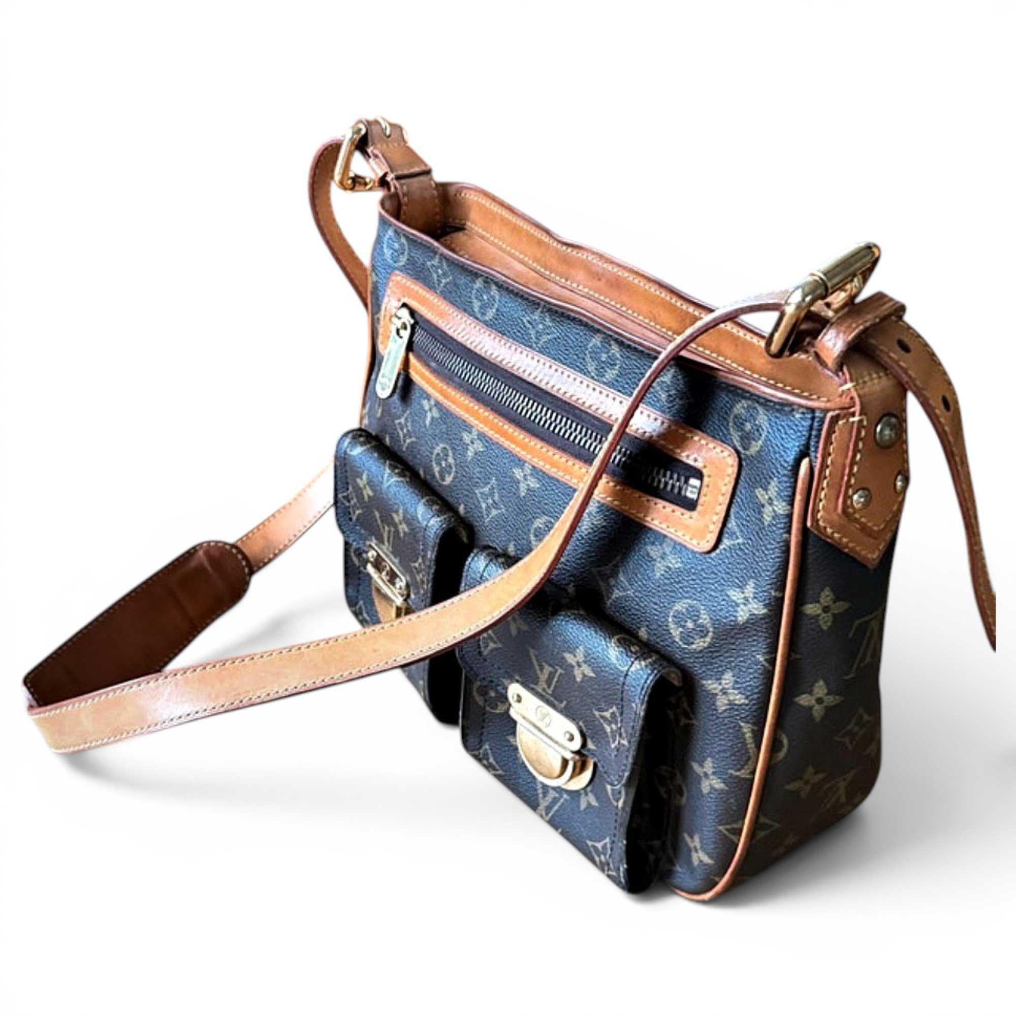 Hudson leather crossbody bag