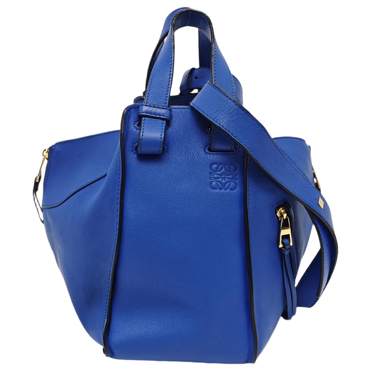Hammock leather handbag