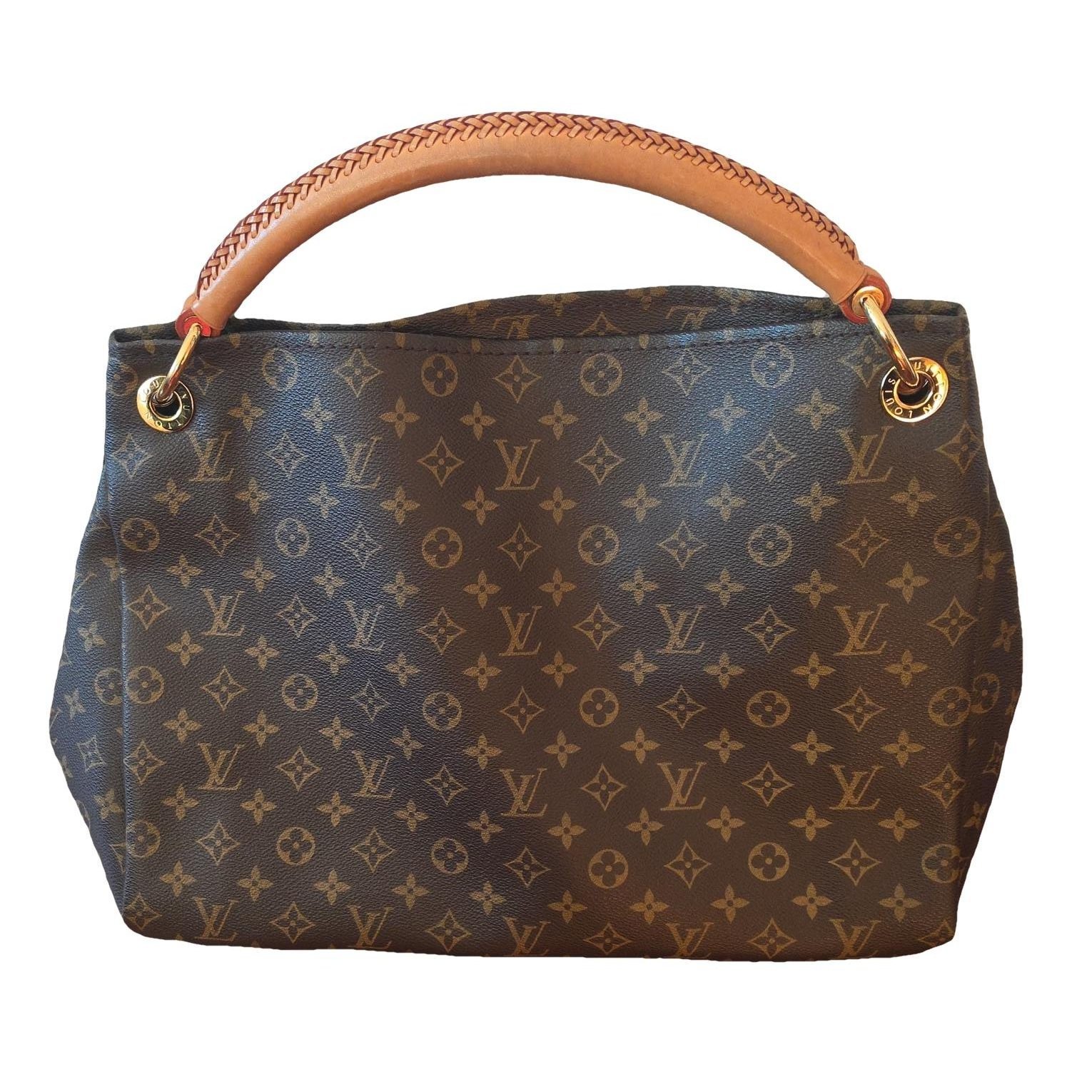 Artsy leather handbag
