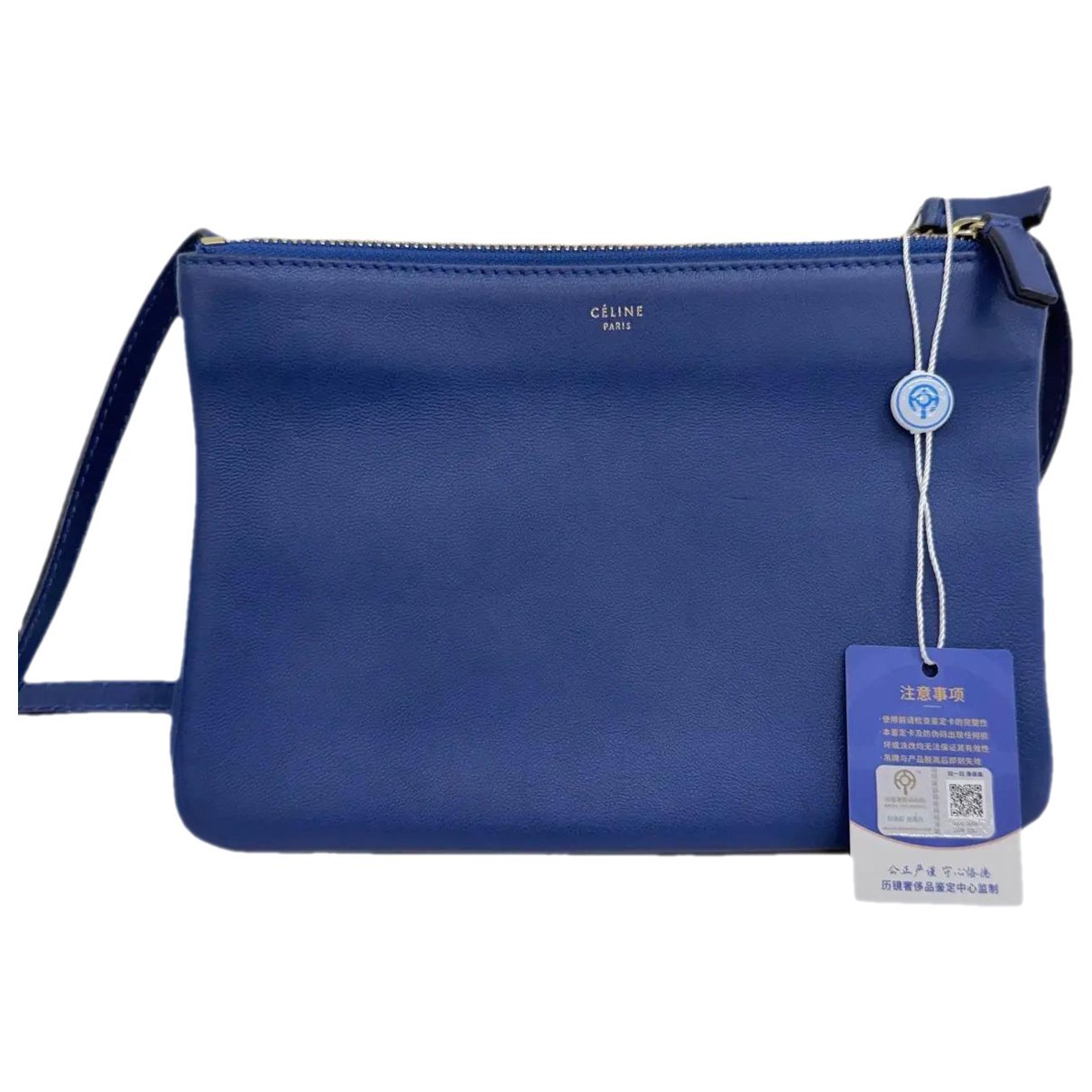 Trio leather crossbody bag