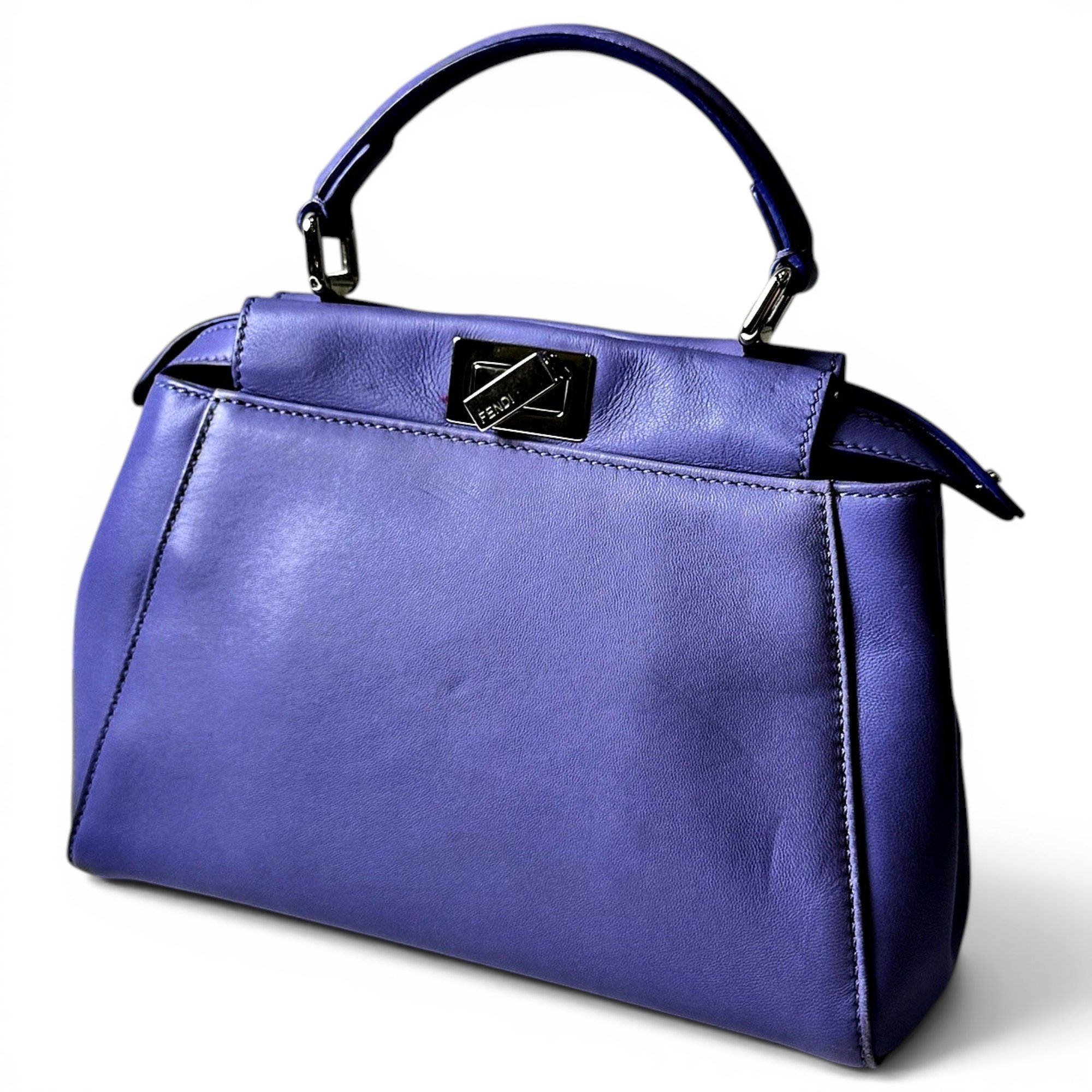 Peekaboo leather handbag