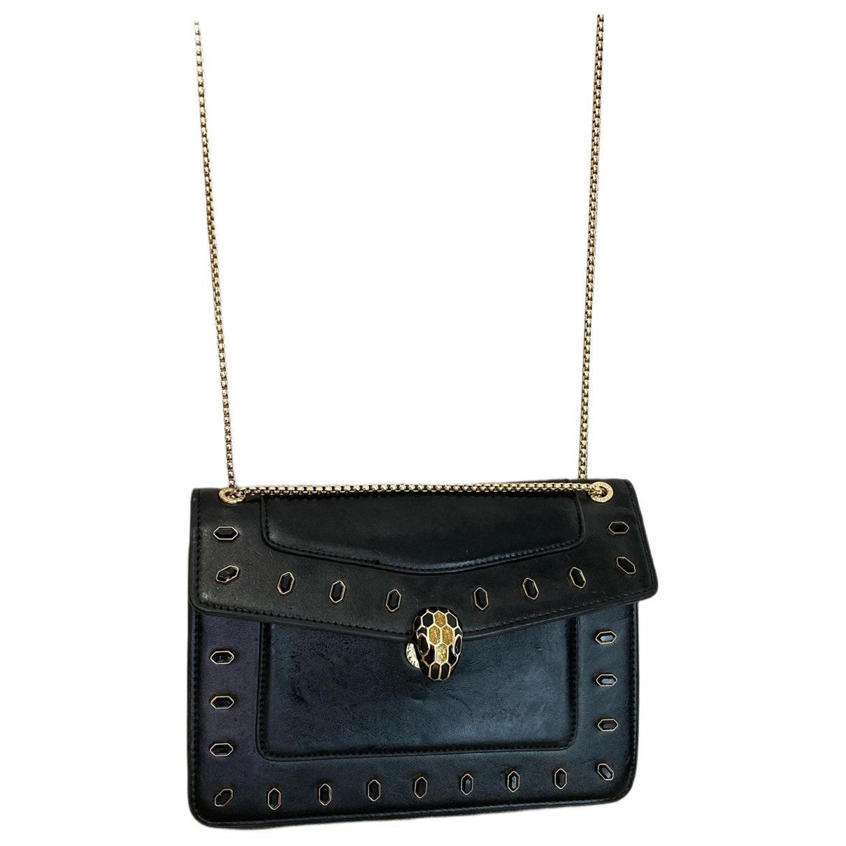 Serpenti leather bag