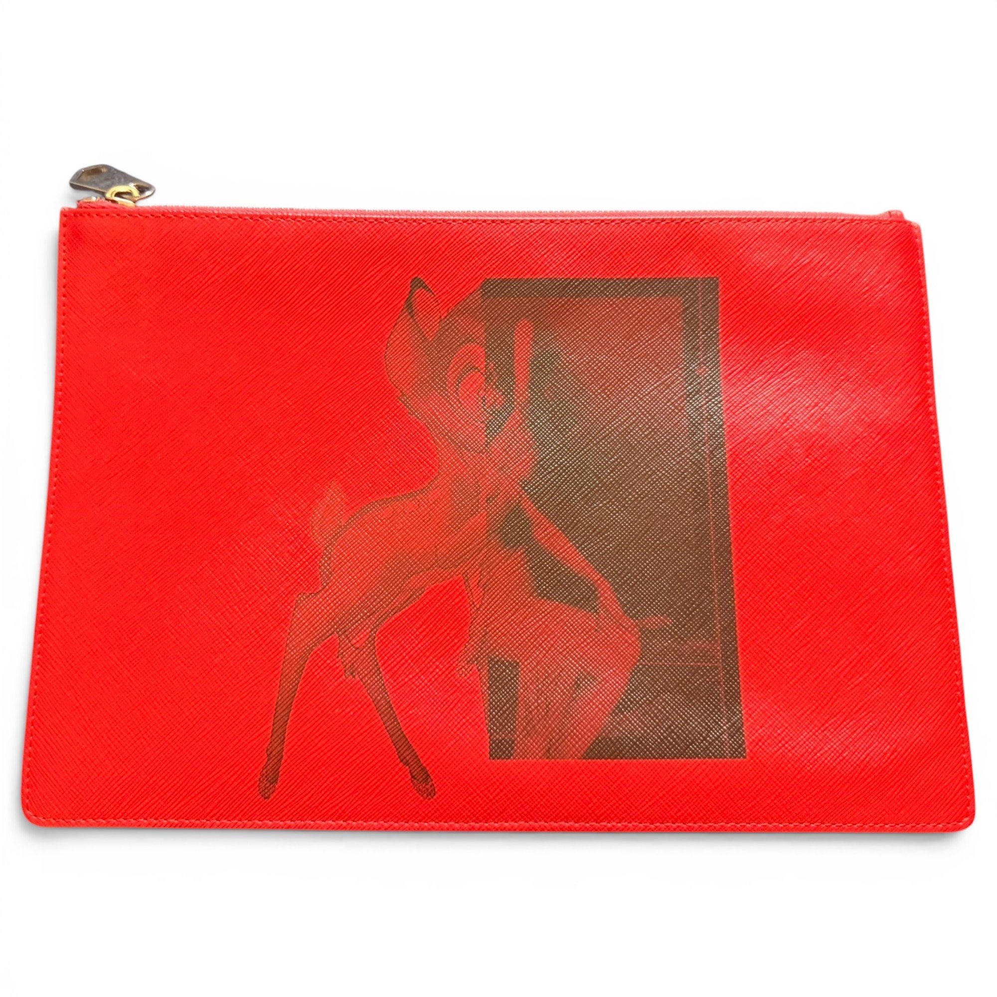 Antigona leather clutch bag