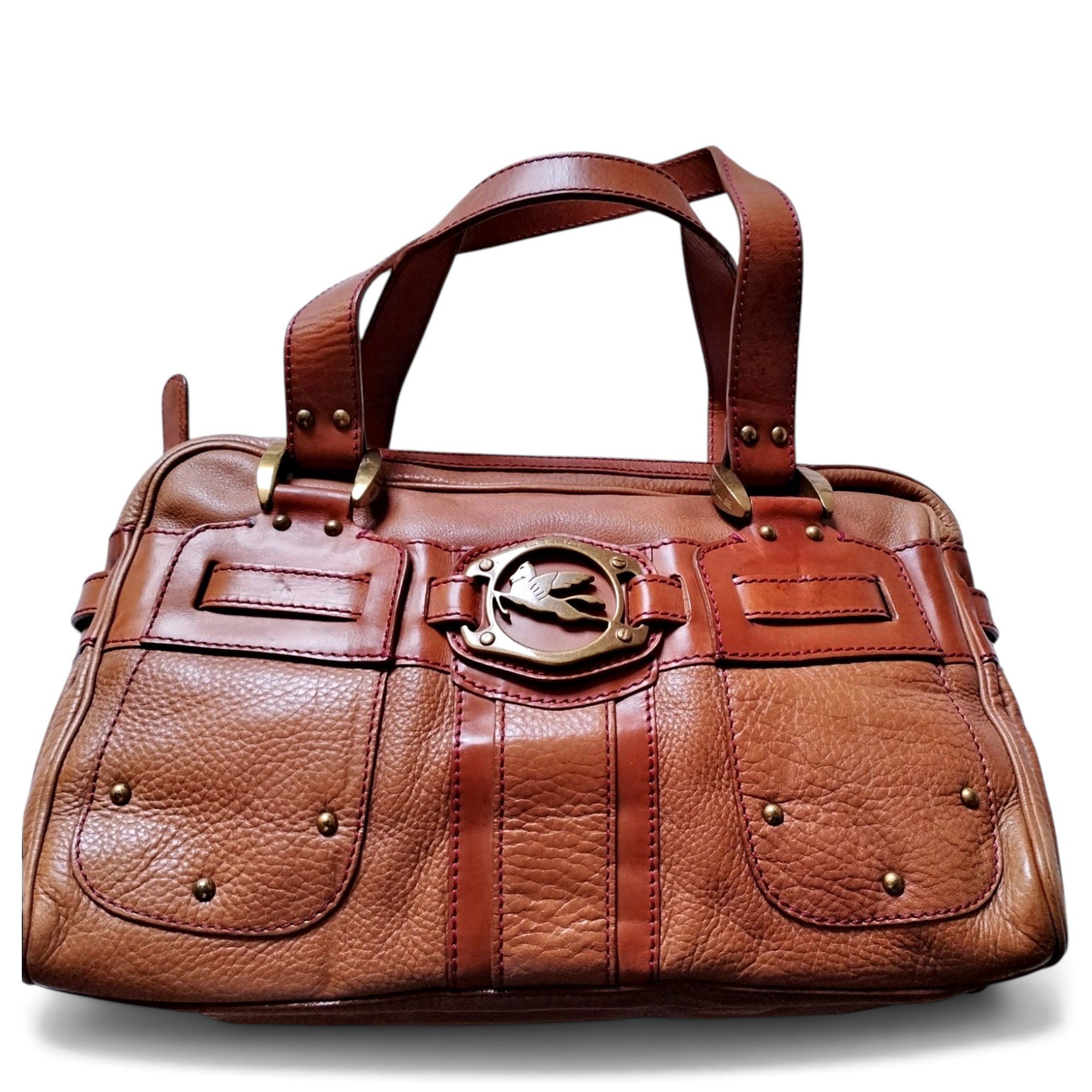 Vela leather handbag