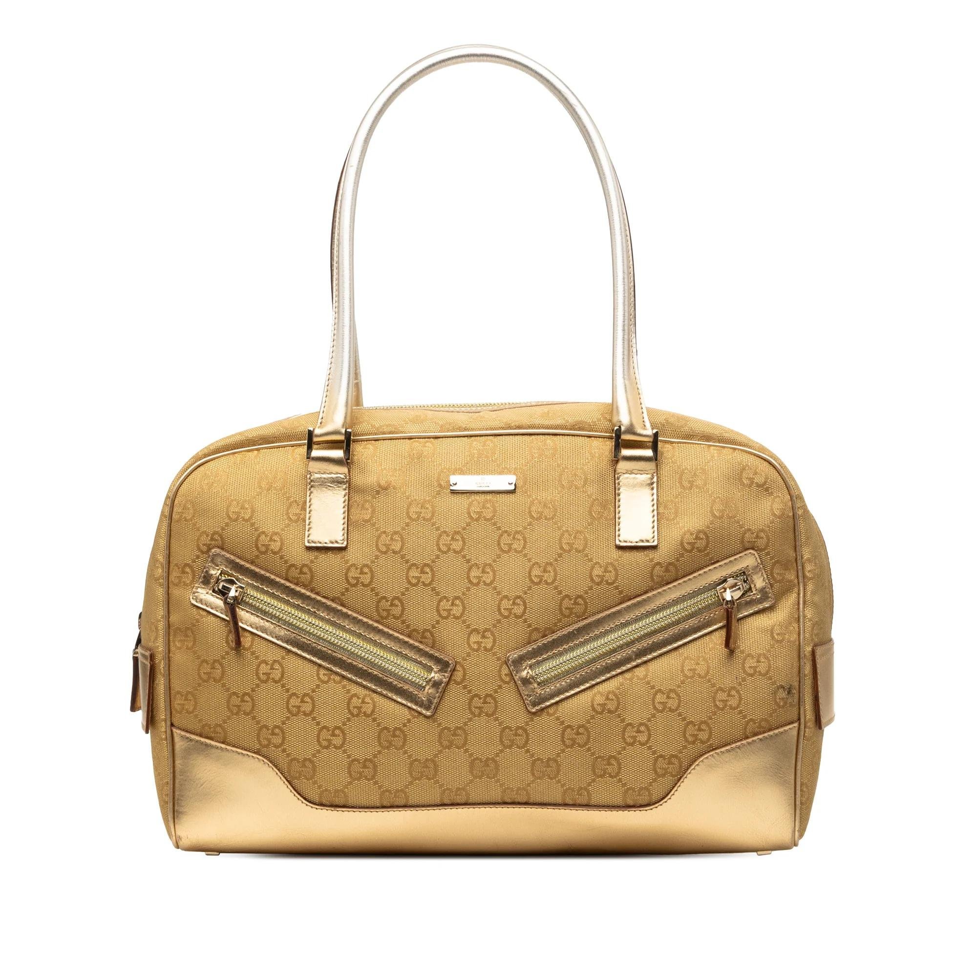 Gucci B leather handbag