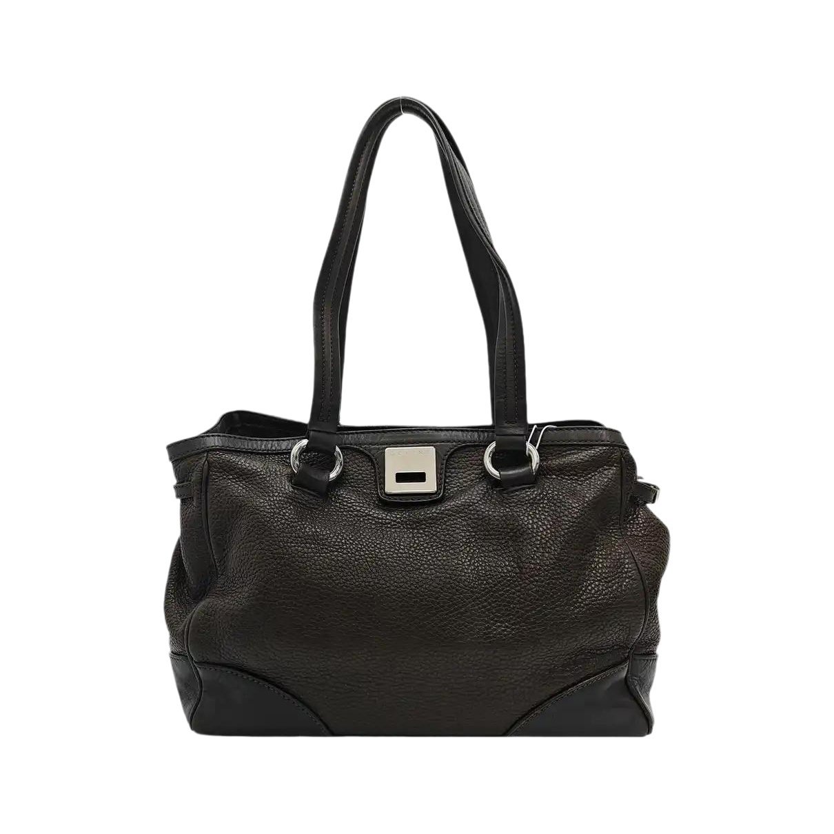 Leather handbag