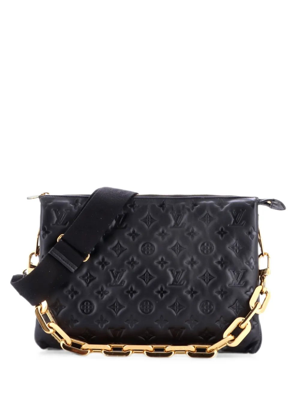 Coussin Bag Monogram Embossed Lambskin MM crossbody bag