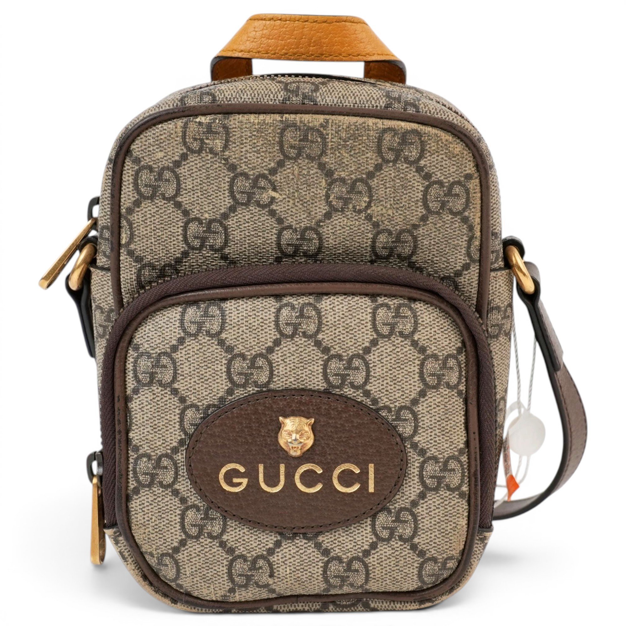 Patent leather handbag