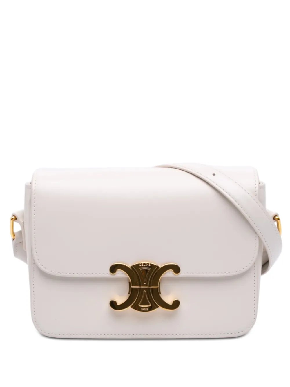 2024 Teen Shiny Calfskin Triomphe crossbody bag