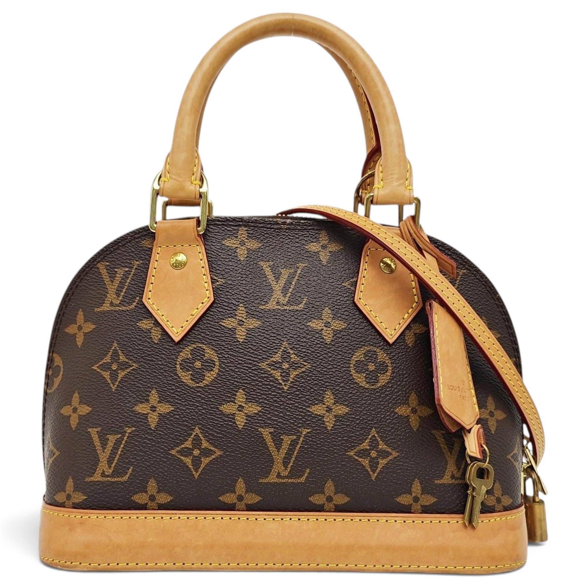 Alma leather handbag