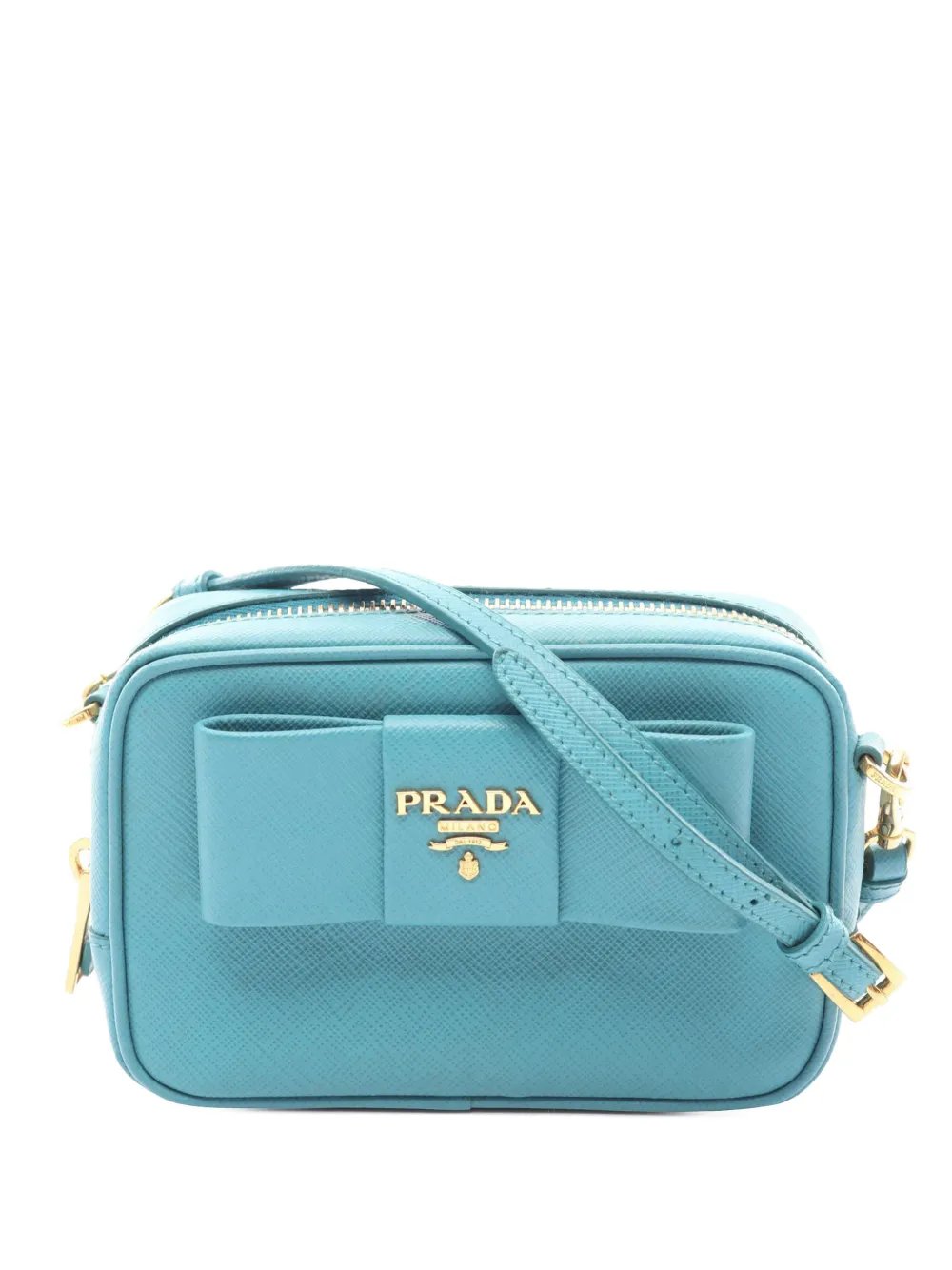 2010-2026 Saffiano Fiocco Bow Camera Bag crossbody bag