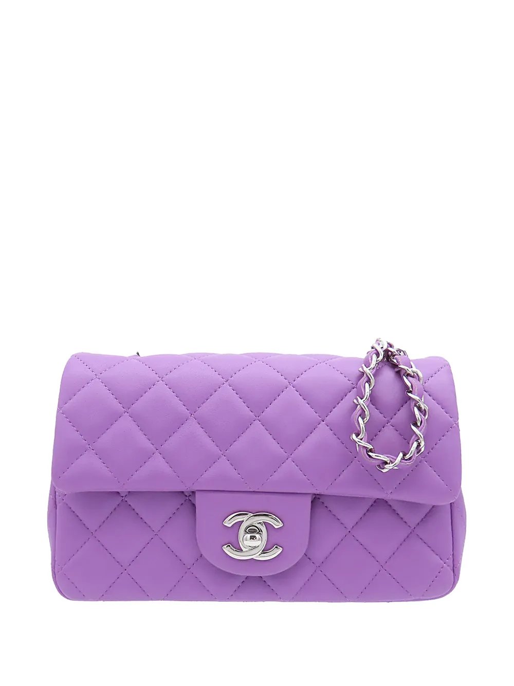 2019 Mini Rectangular Classic Lambskin Single Flap shoulder bag