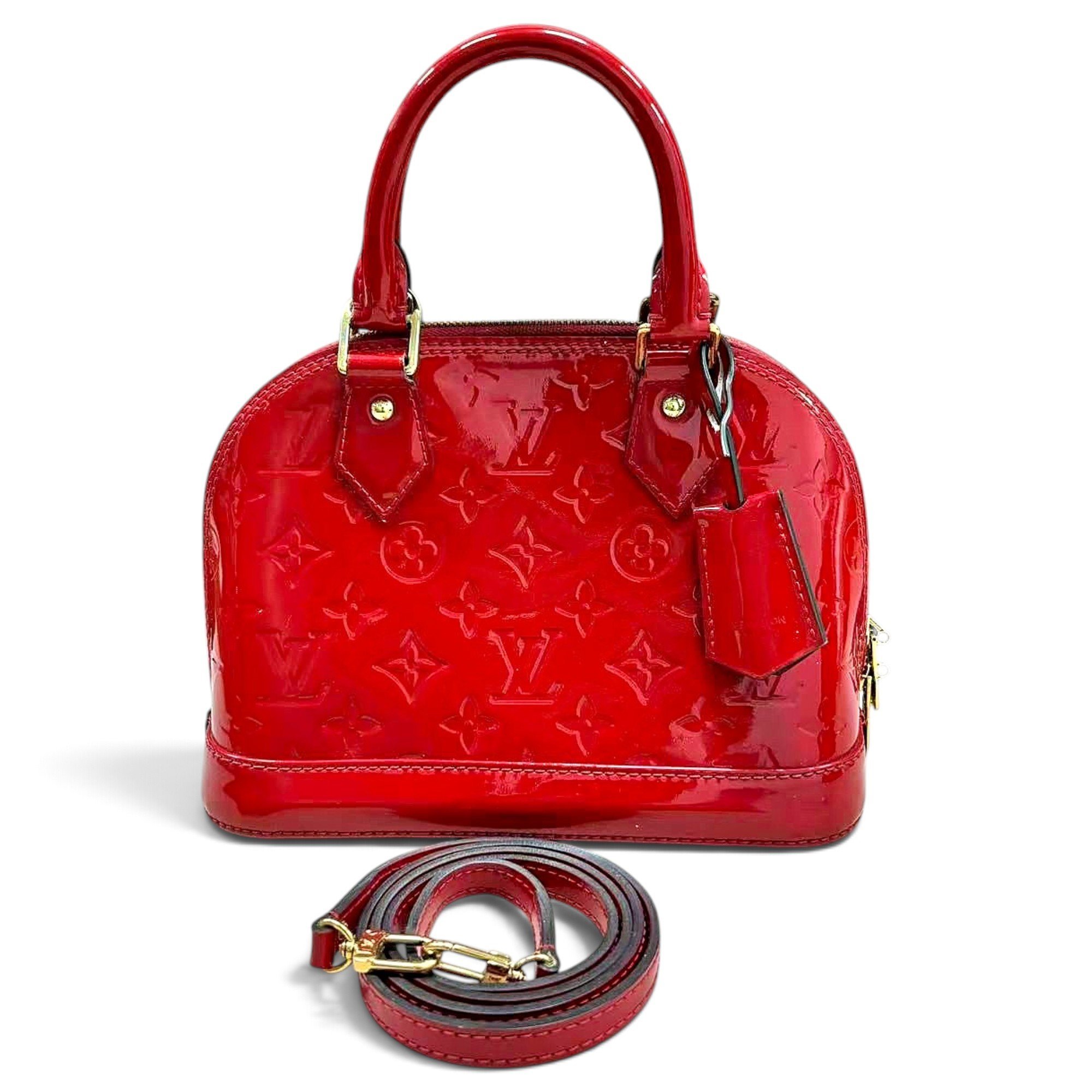 Alma BB patent leather handbag