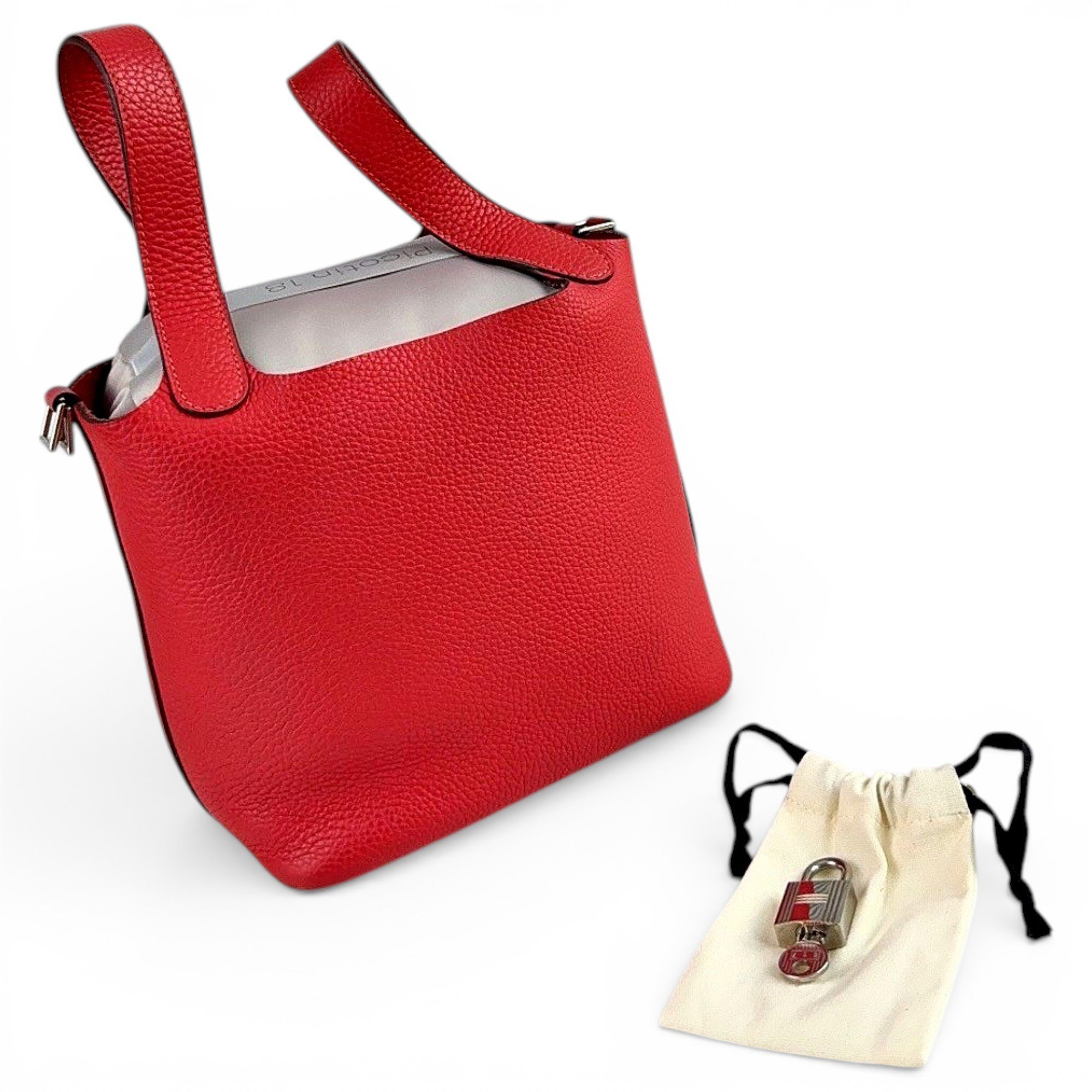 Picotin leather handbag