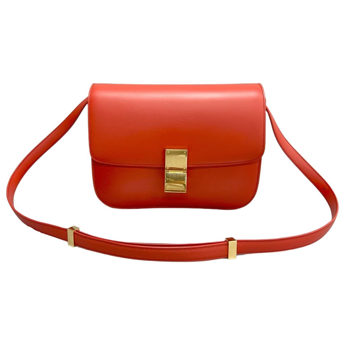 Classic leather crossbody bag