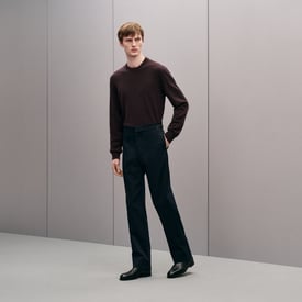 "H en Echelle" crewneck cashmere sweater