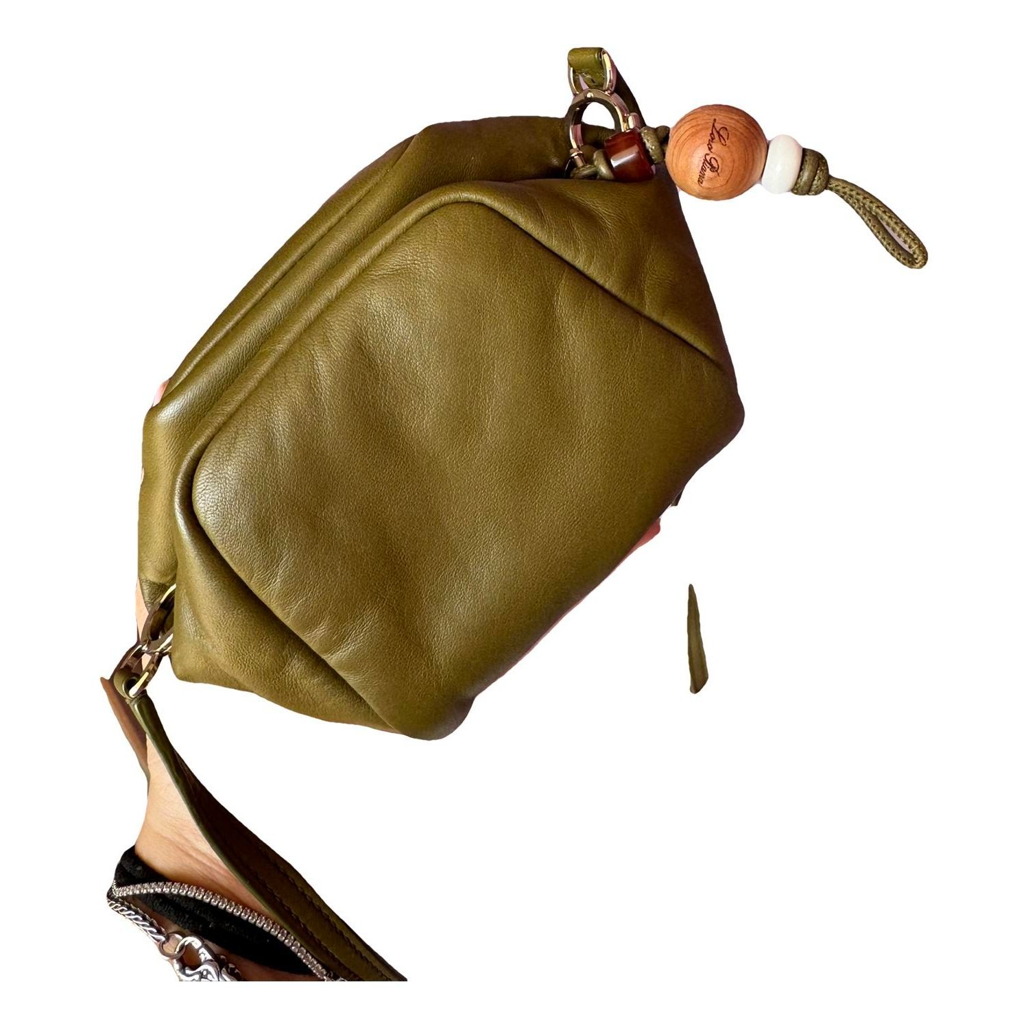 Loro Piana Leather clutch bag