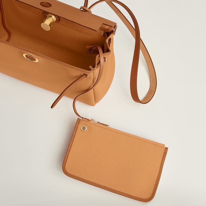 Naturel Sable Herbag Zip 31 Laque Bag